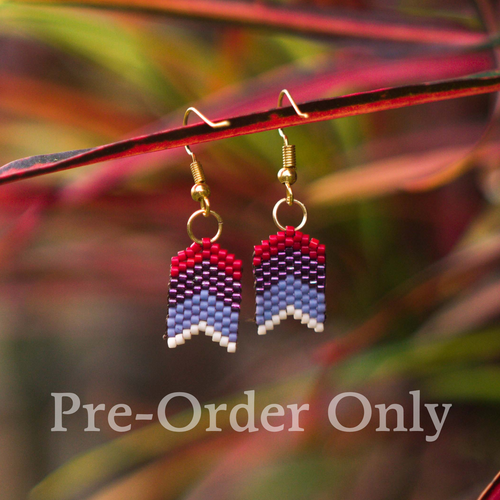 Beaded Arrow Earrings