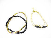 Load image into Gallery viewer, Onyx Set Bracelets