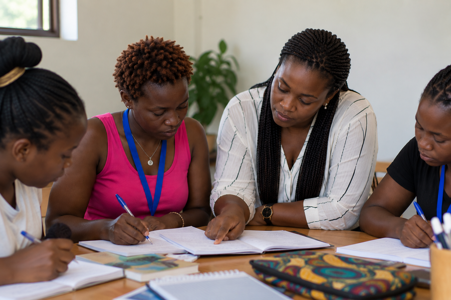 DuHope women focused on literacy and skills study together
