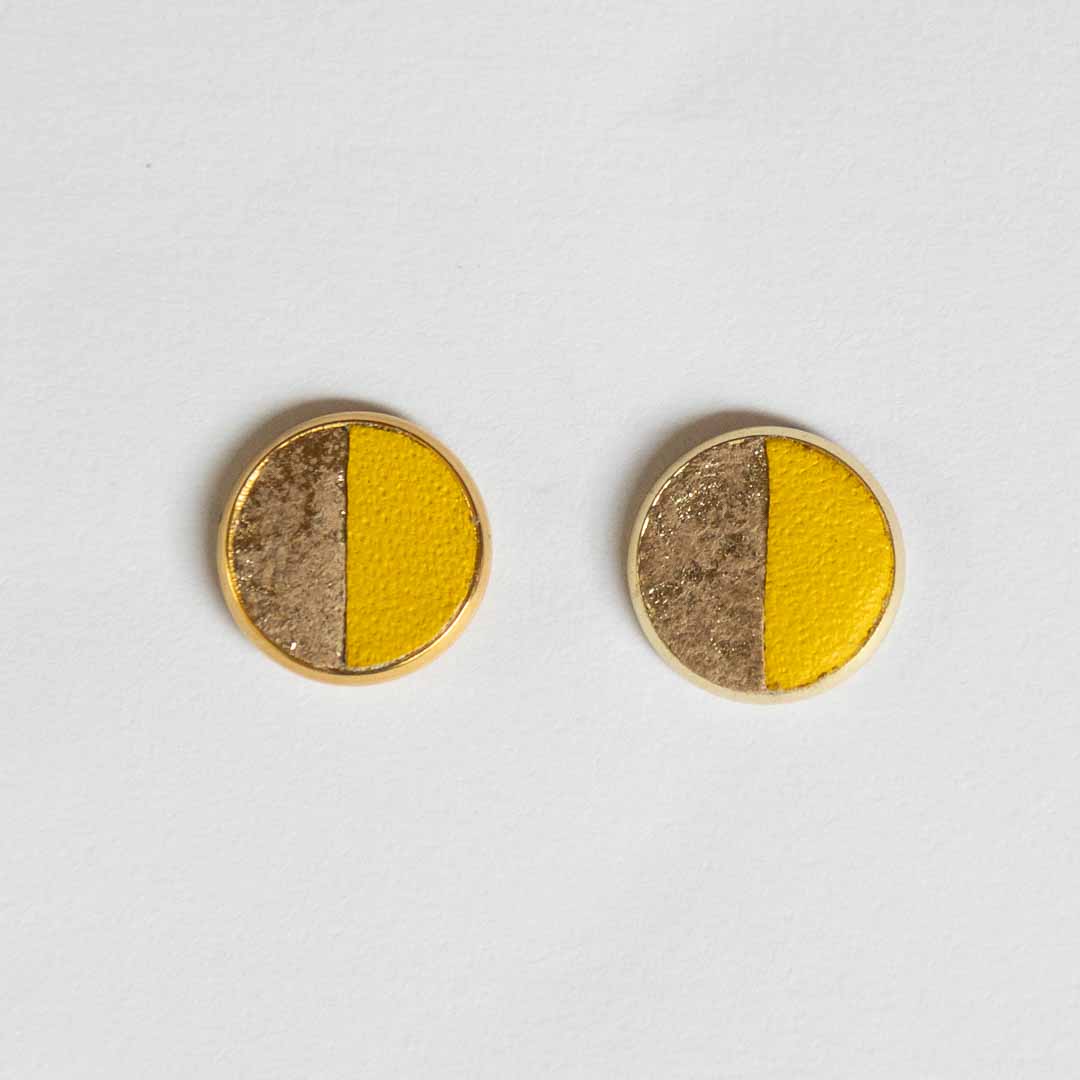 Buy Brown Earrings, Mustard Yellow Stud Earrings, Smoke Brown Drop Earrings,  Bridesmaid Gift, Birthday Gift, Gift for Woman Online in India - Etsy